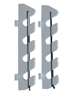 Teak Isle 4 Rod Holder W/Bunji&Brkt Wht TIM 25708