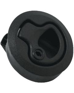 Teak Isle Latch Flush Locking Black TIM 29203
