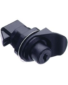 Teak Isle Latch Push Button Locking Blk TIM 29208