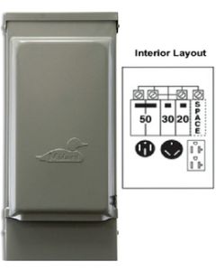 Parallax Outdoor Power Outlet 80A 120/240V PPS-U075CTL010