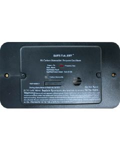 CO ALARM BLK W/TRIM 25 SERIES