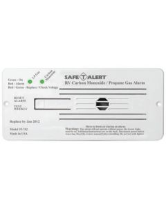 MTI White Flush Mount Carb/Prop Alarm MTI 35742WT