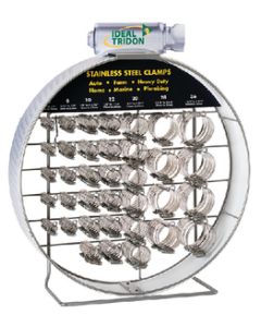 Ideal Hose Clamps Display 1/2In 450 Pc Assorted IDE 999032674051