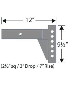 2.5IN EQUALIZER HITCH SHANK3I