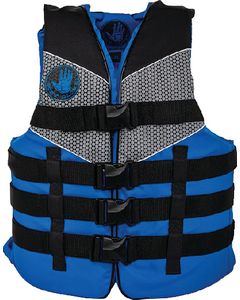 BODY GLOVE VESTS PFD TWEEDLE NYL BLUE S-M 19289-BLU-BLK S-M