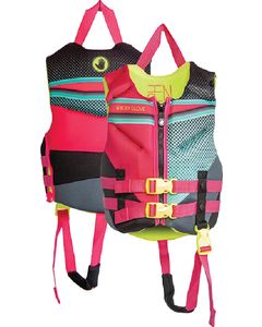 BODY GLOVE VESTS CHILD PHANTOM AQUA/PINK BGV 23324CAQUPNK
