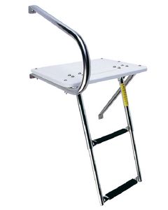 Garelick O/B Swim Plat W/2 St Teles Ldr GAR 19536