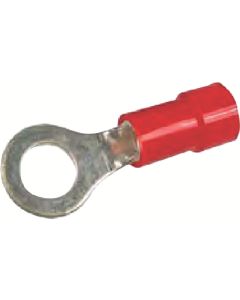 Pacific 8 AWG Insulated Brazed Lug Rings 5/16 20 PID 4078C