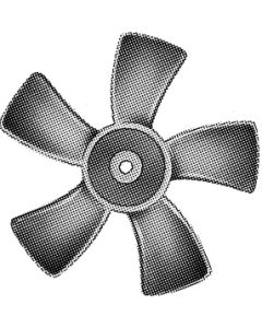 Ventline 6In Fan Blade 1/8In Hole Ccw VDX BVA016300