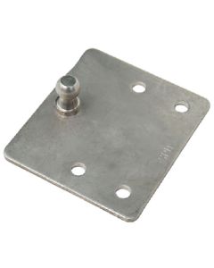 Taylor Flat Mount Brkt W/Bs Ss 1Pr/Pk TAY 1886