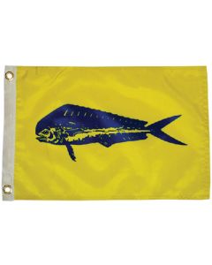 Taylor Flag 12Inx18In Nylon Dolphin TAY 4218