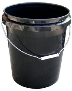 ENCORE PLASTIC PAIL 5 GAL BLACK 70MIL 1000534