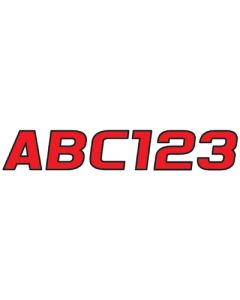 Hardline Products Series 700 Reg Kit  Red/Blk HRD REBLK700