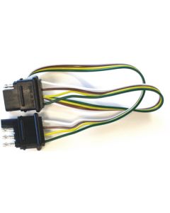 Pollak Stoneridge 4-Way Male To 4-Way Female Flat 24In Loop Bulk JPC 12412E