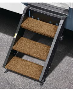 PREST-O-FIT STEP RUG 3STEP 17.5  BKSKN BRN PSF 20513