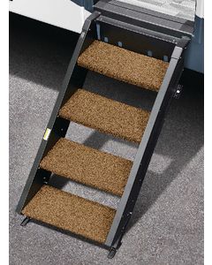 PREST-O-FIT STEP RUG 4STEP 19.5  OBS BLK PSF 20530
