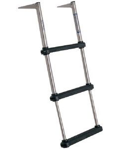 Windline 3 Step Tele. Drop Ladder W/Blk WIN TDL3