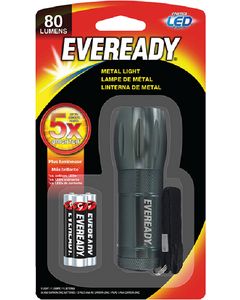 EVEREADY BATTERY FLASH LIGHT METAL 80LM 