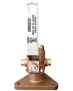 Groco Tri-Flange Seacock 3/4In GRO FBV750