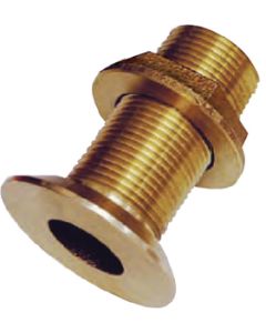Groco Thru Hull Flush W/Nut 1-1/2In GRO FTH1500W