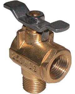 Groco 1/2In Npt 90-Degree Fuel Valve GRO FV590