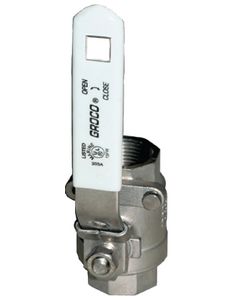 Groco 2In Stainless Ff Ball Valve GRO IBV2000S