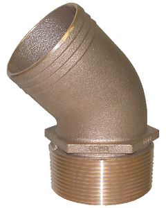 Groco Brz Pipe/Hose-45 2-1/2 GRO PTHD2500