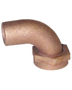 Groco 1  90 Deg. Bronze Tail Piece GRO TPC1000