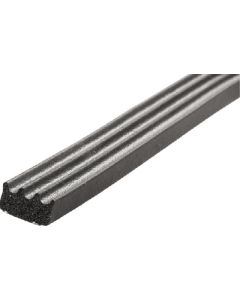 RIBBED EPDM RUBBER SEAL 50'