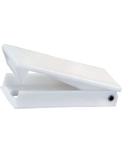 Jr Products Square Baggage Door Catch Wht Jrp 10355