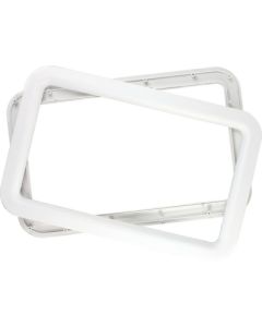 JR Products Deluxe Door Window Frame White JRP 11011