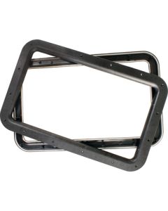 JR Products Deluxe Door Window Frame Black JRP 11021