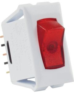 JR Products Illuminted 12V/On/Off Switch Red/White JRP 12505