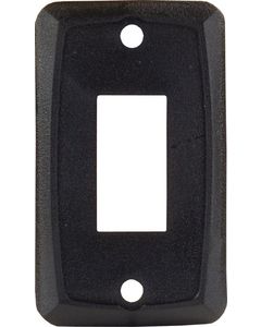 JR Products Single Face Plate Black JRP 12855