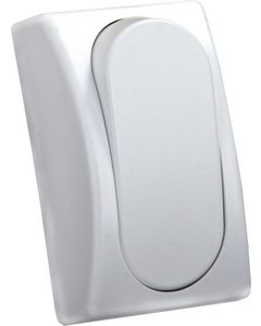 JR Products Modular SPST On/Off Single Sw Wh JRP 13575