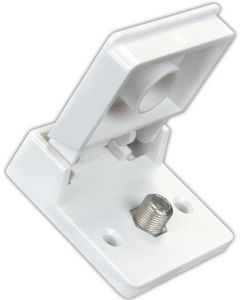 JR Products Ext.Weatherproof TV Jack Polar White JRP 47755