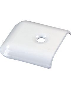 JR Products Vinyl End Caps Metal Polar White JRP 49655