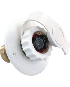 JR Products City Water Flange Plastic White 1/2" FPT JRP 62135