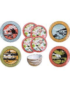 JR PRODUCTS MALAMINE DISH SET CC-001