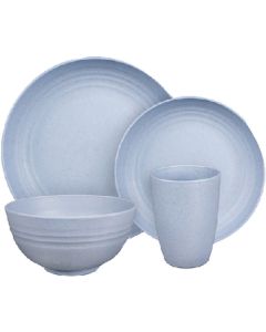 JR PRODUCTS MICRO 8 PC PLATE SET BLUE JRP CC011BB