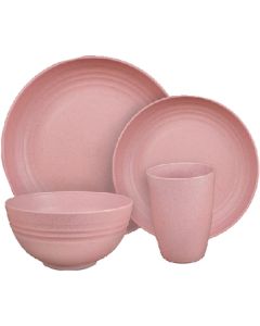 JR PRODUCTS MICRO 8 PC PLATE SET ROSE JRP CC011RR