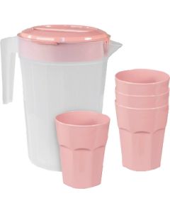JR PRODUCTS PITCHER/TUMBLER SET ROSE JRP CC013RR