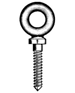 Chicago Hardware Eyebolt Shldr Screw 5/16X2-1/4 CHI 089104