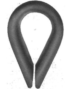 Chicago Hardware Thimble Rope Galv 1/2In CHI 225359