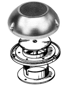 Beckson Marine Vent-O-Mate Vent Ss BEC C6SS