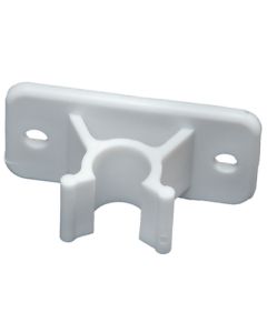 RV Designer Entry Door Holder Plastic-Clip White RVD E242