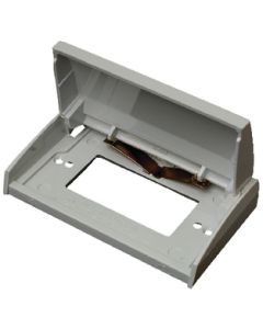 RV Designer Outlet Cover GFI Waterproof White RVD E465