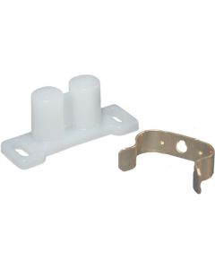 RV Designer Barrel Catch W/Met.Clip(Pk.6) RVD H215