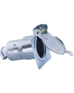 RV Designer 7-Way RV Socket Chrome RVD P703