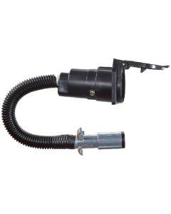 RV Designer 6-Way Rnd To 7-Way Socket Adpt RVD P725